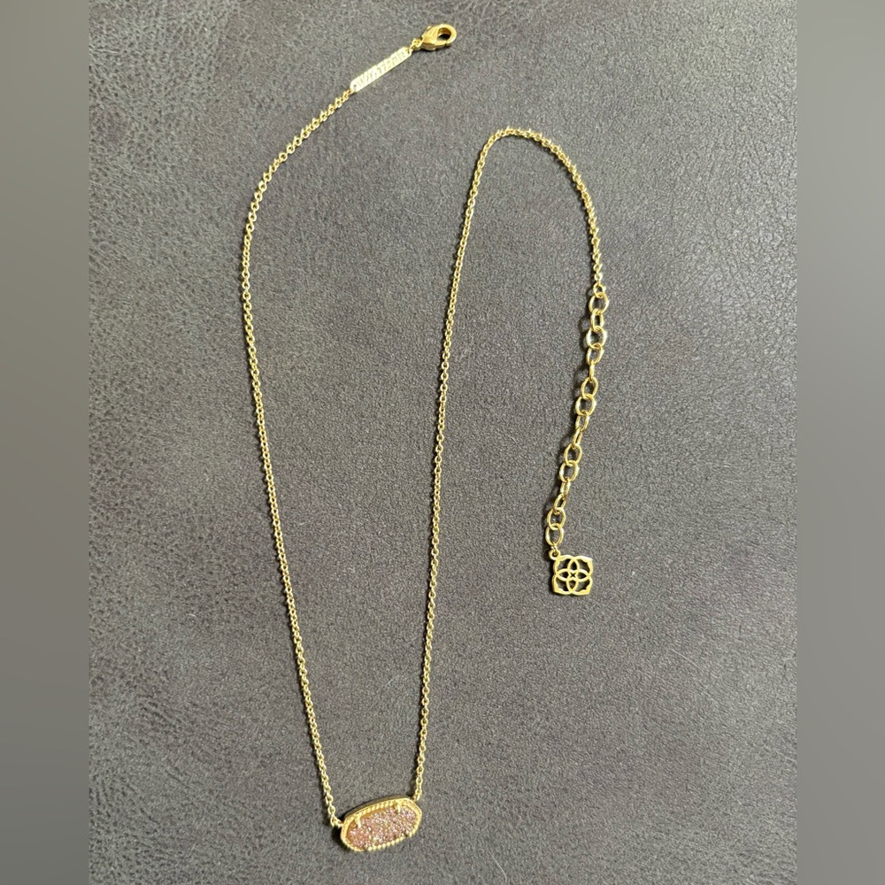Kendra Scott Elisa pendant, drusy